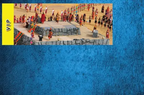 Biglietto per Inti Raymi 2027. Sezione gialla.